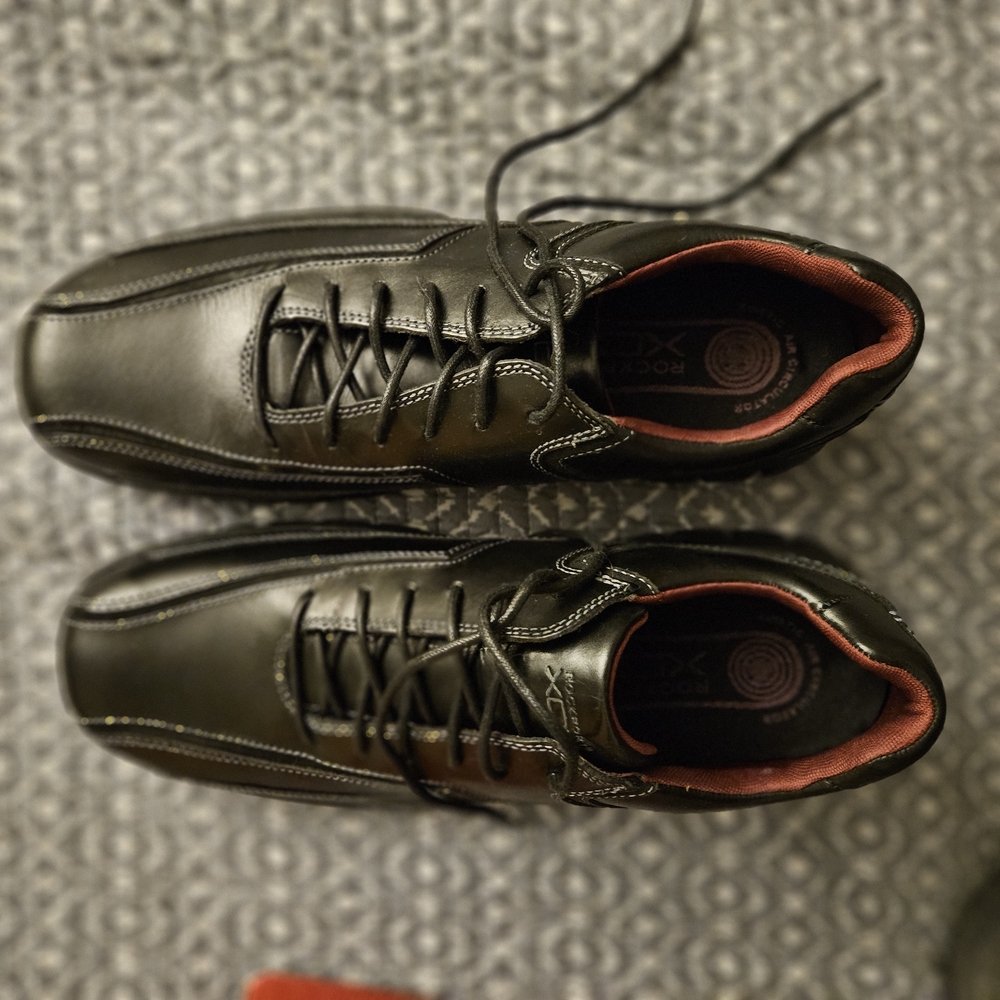 Rockport Men's Black Leather Shoes